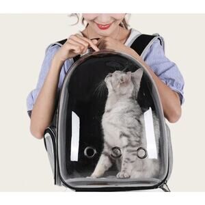 Space Capsule Pet Carrier Backpack – for Cats & Small Dogs